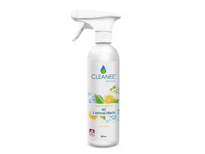 43359 2 cleanee eco hygienicky cistic wc s aktivni penou s vuni citronu 500 ml