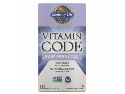 24410 garden of life vitamin code raw prenatal multivitamin pro tehotne zeny 180 rostlinnych kapsli