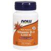 NOW Vitamin D3, 5000 IU, 240 софтгел капсули