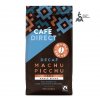 Cafedirect Machu Picchu bez kofeinu SCA 82 zrnkova kava 227g