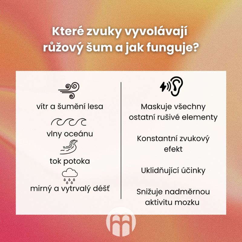 Růžový šum. Proč se nám při dešti lépe spí?