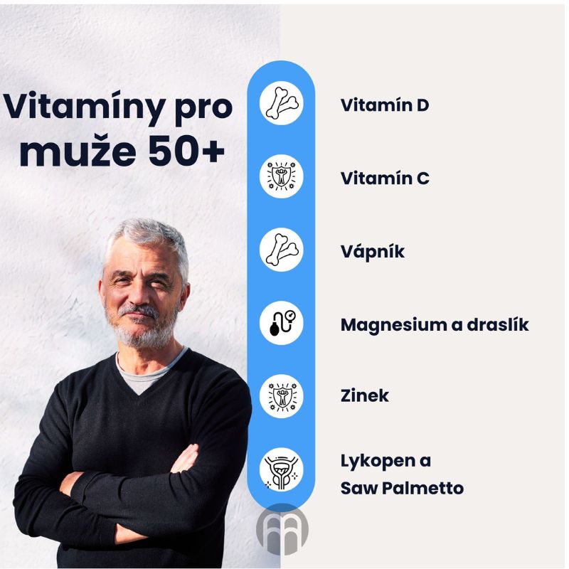 Vitamíny pro muže nad 50+