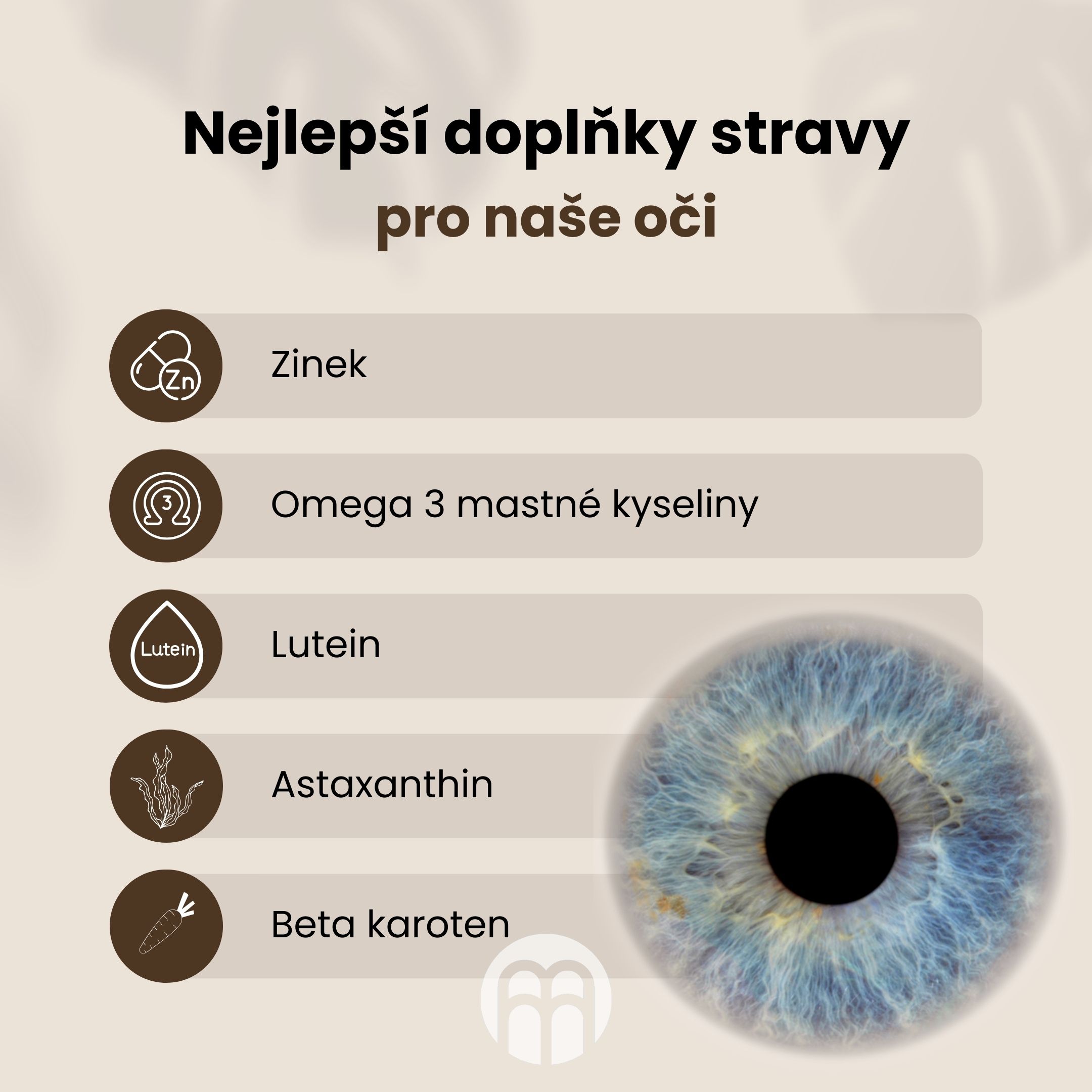 7 nejlepších doplňků stravy pro zdraví očí