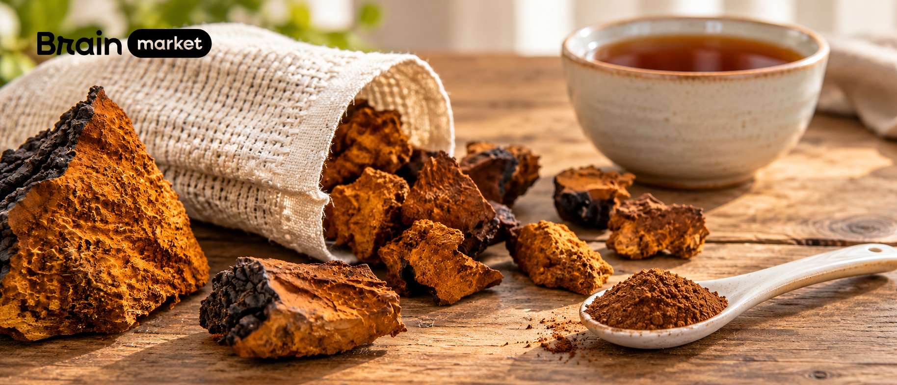 Sibiřská houba Chaga a její využití v doplňcích stravy