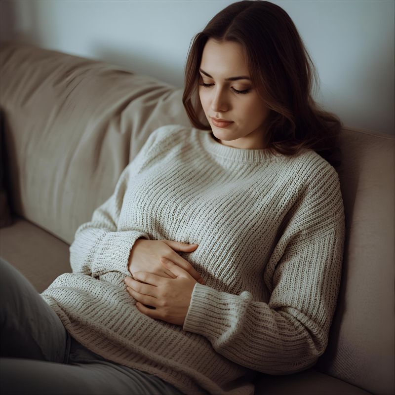 Nafouklé břicho před menstruací: Jak vzniká a jak si ulevit