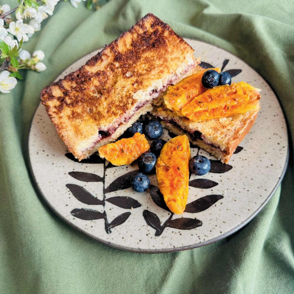 Francouzský toast s arašídovým máslem