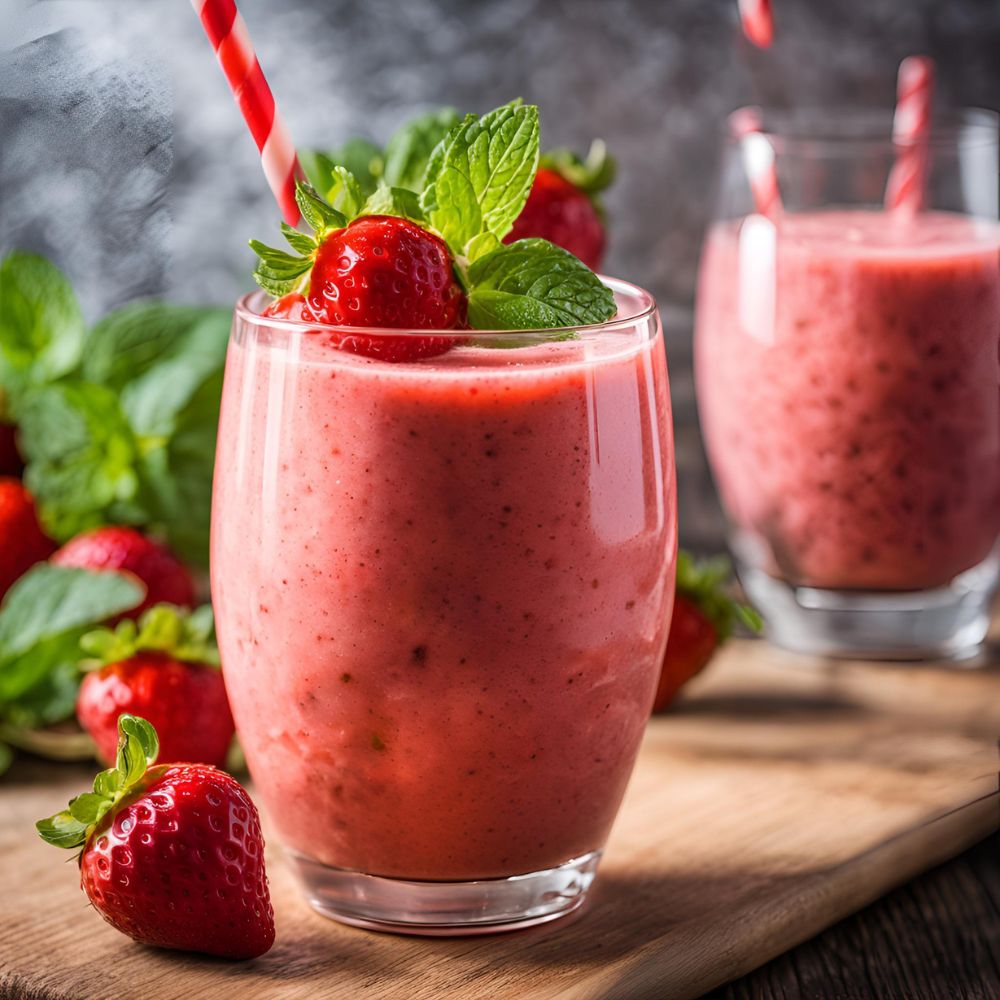 Jahodové smoothie Ashwagandhou