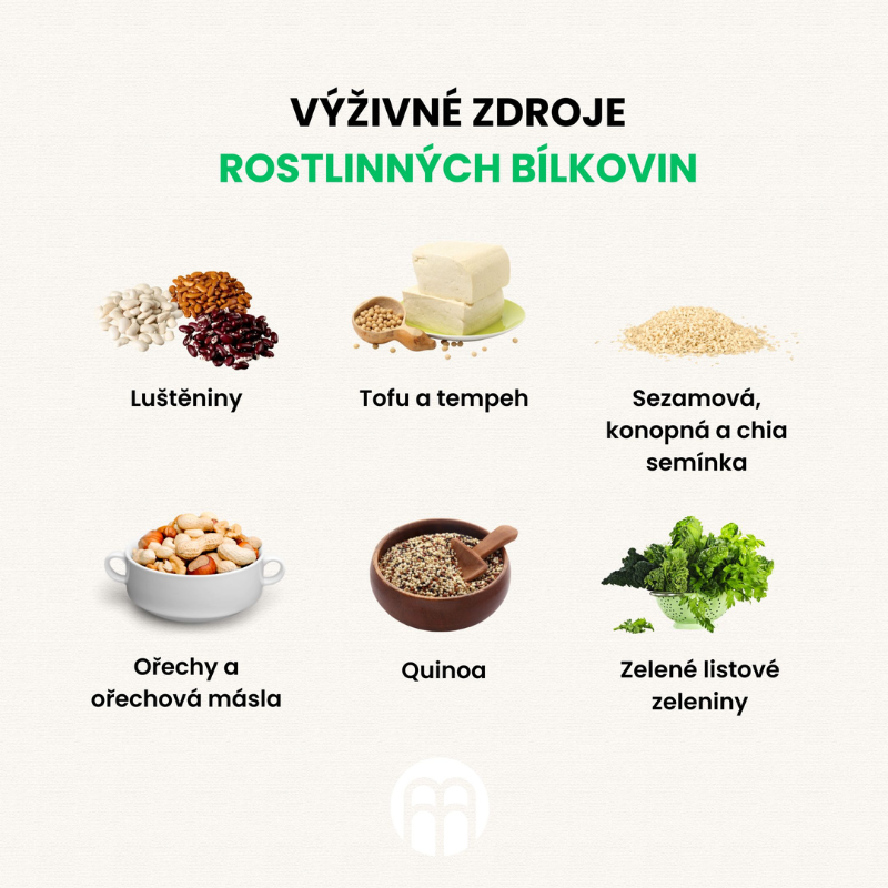 Rostlinné zdroje bílkovin pro vegany