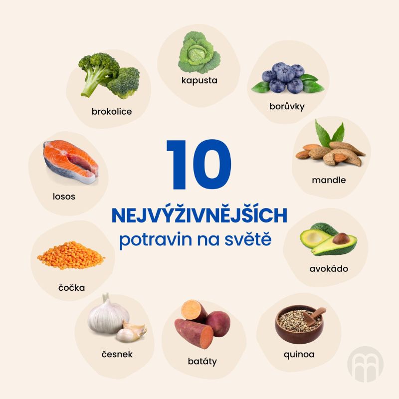 10 nejvýživnějších potravin na světě