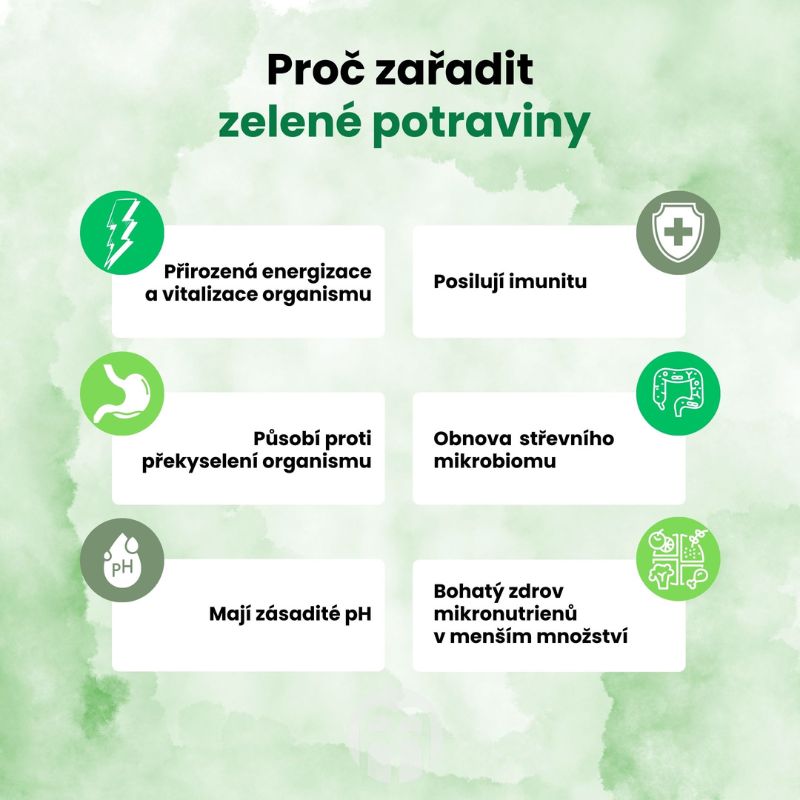 Green foods neboli zelené potraviny - efektivní detoxikace organismu