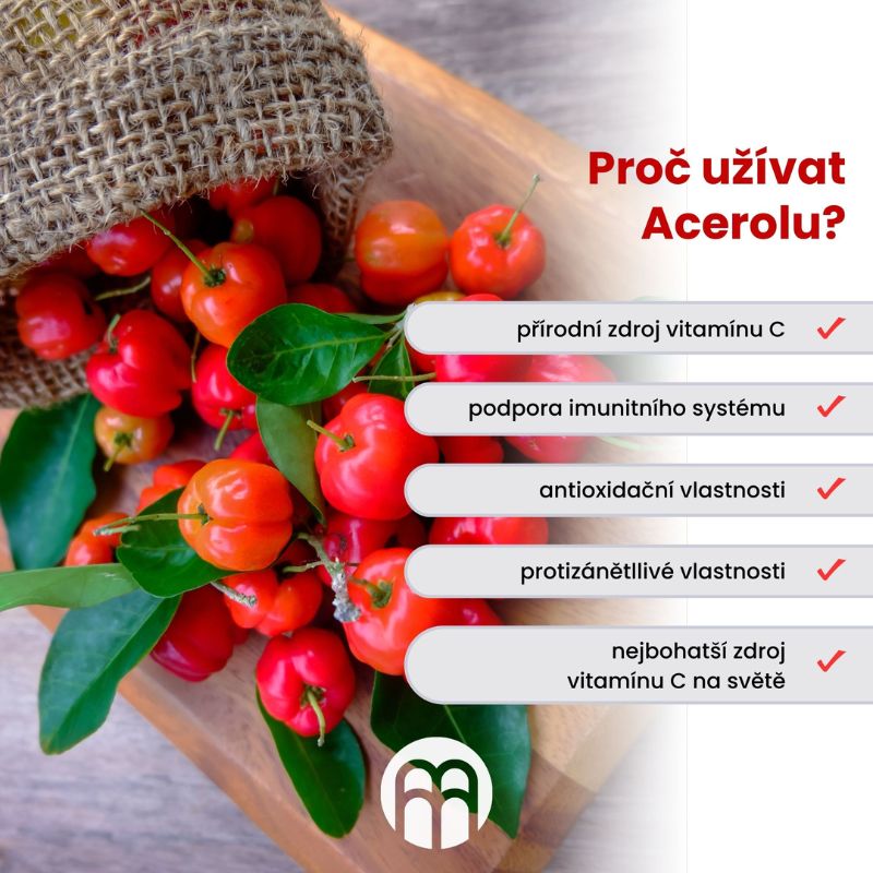 Acerola - přírodní vitamín C