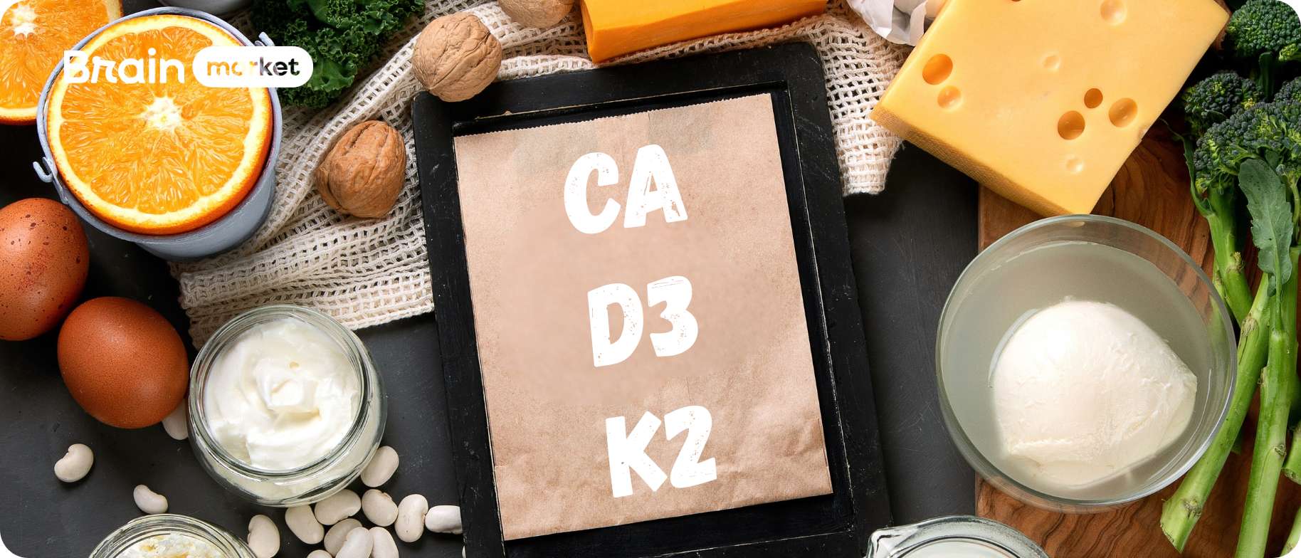 Vápník + vitamíny D3 a K2 = Přirozená rovnováha pro tělo