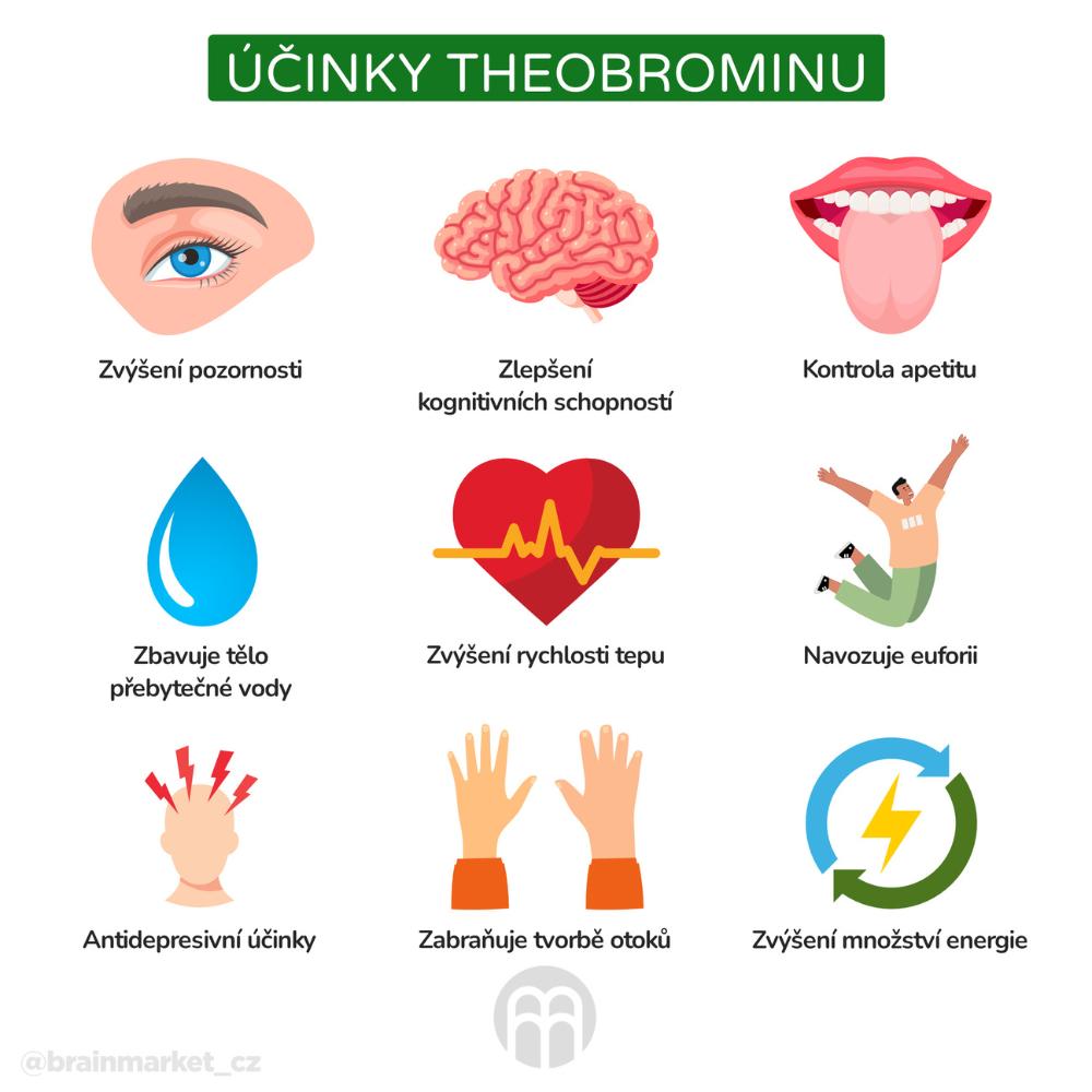 Theobromin a jeho benefity