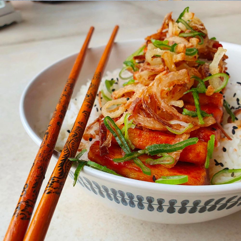 Tofu s javorovým sirupem