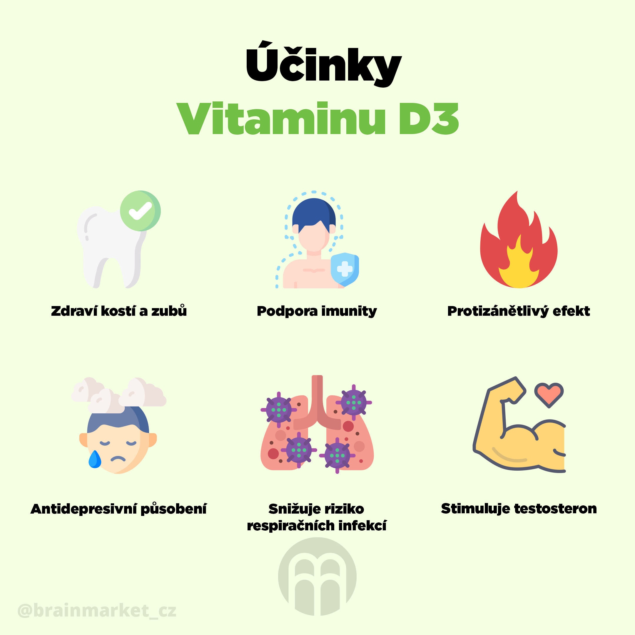 Účinky Vitamínu D3 na lidský organismus