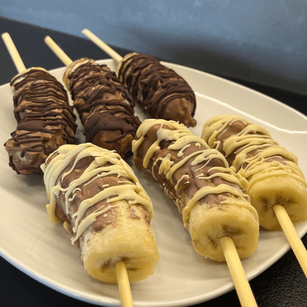 Zdravé banánové nanuky