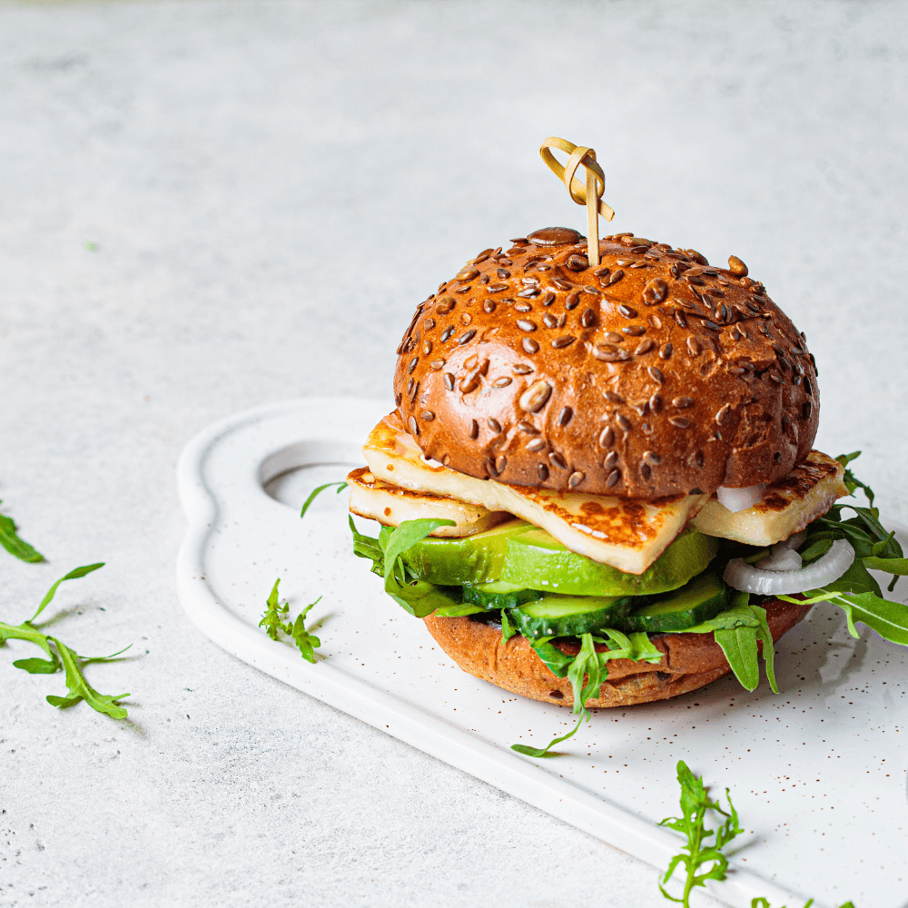 Halloumi burger