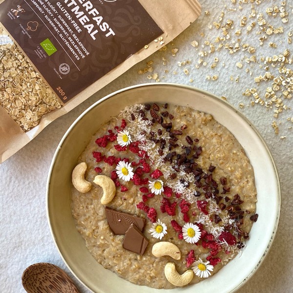 Krémová kokosovo-ovesná kaše