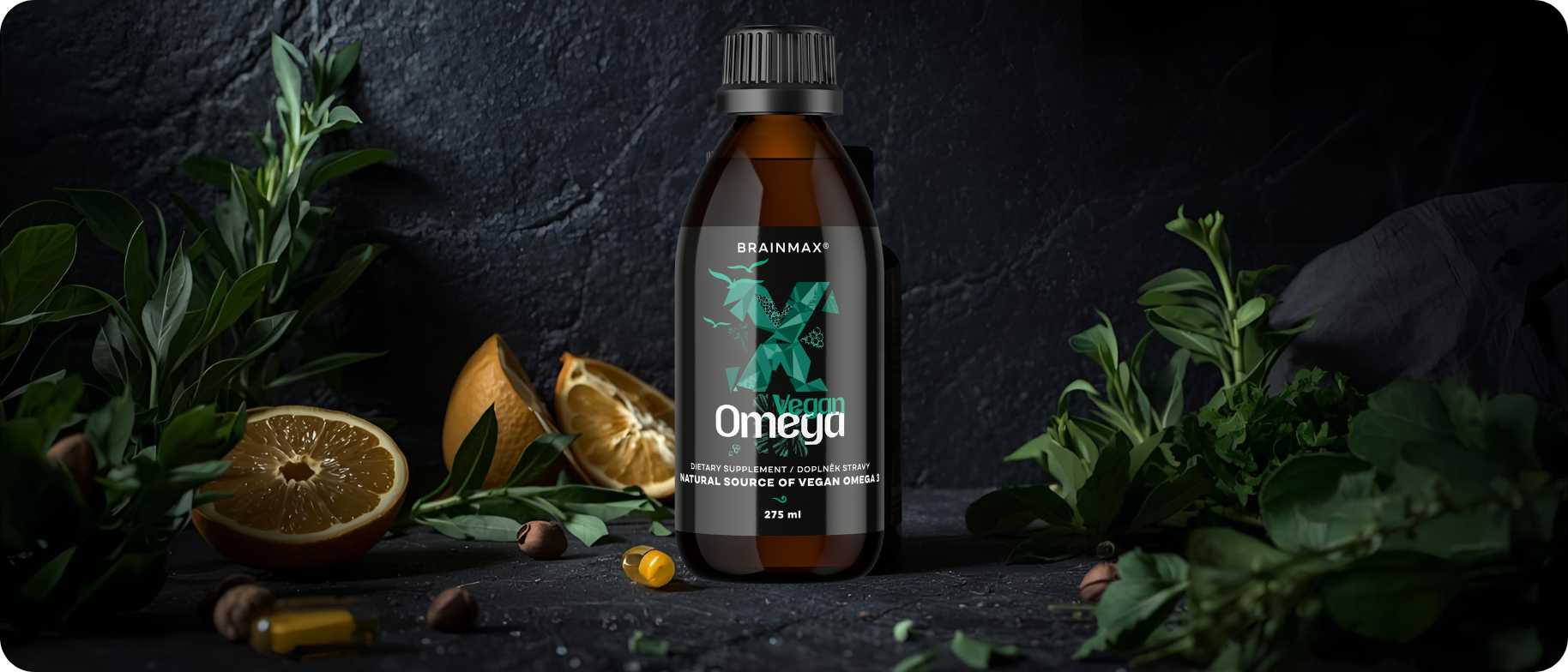 Veganské omega-3 z mikrořas
