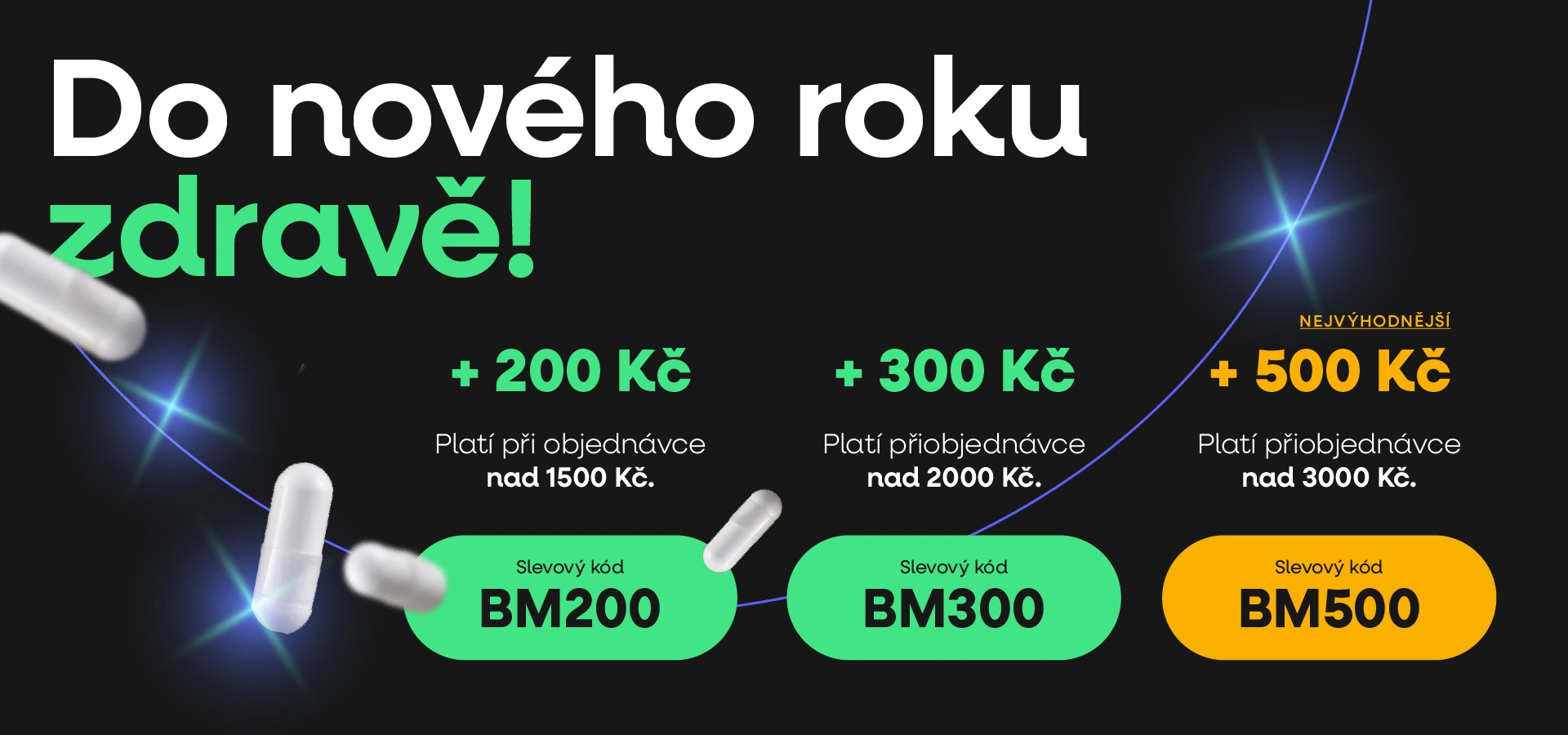 Do nového roku zdravě – získejte až 500 Kč zpět