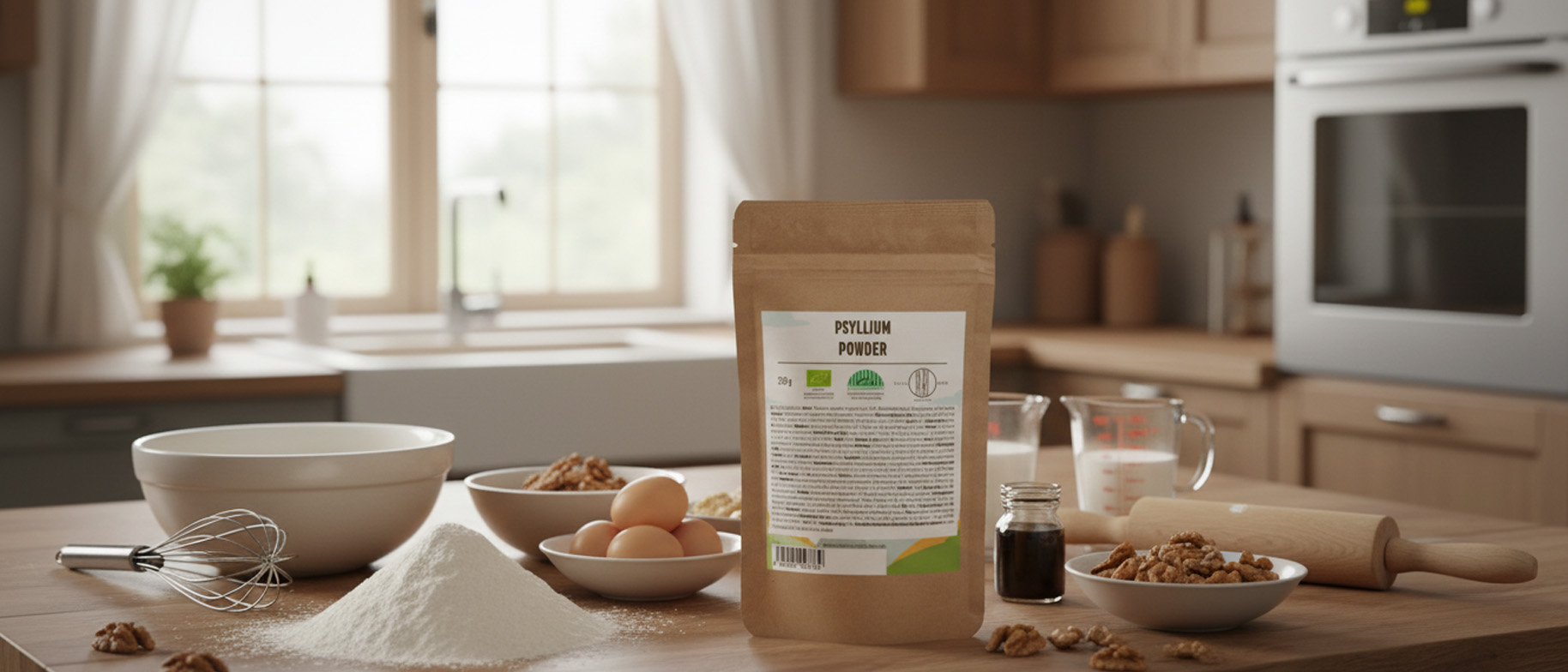 psyllium na pečení