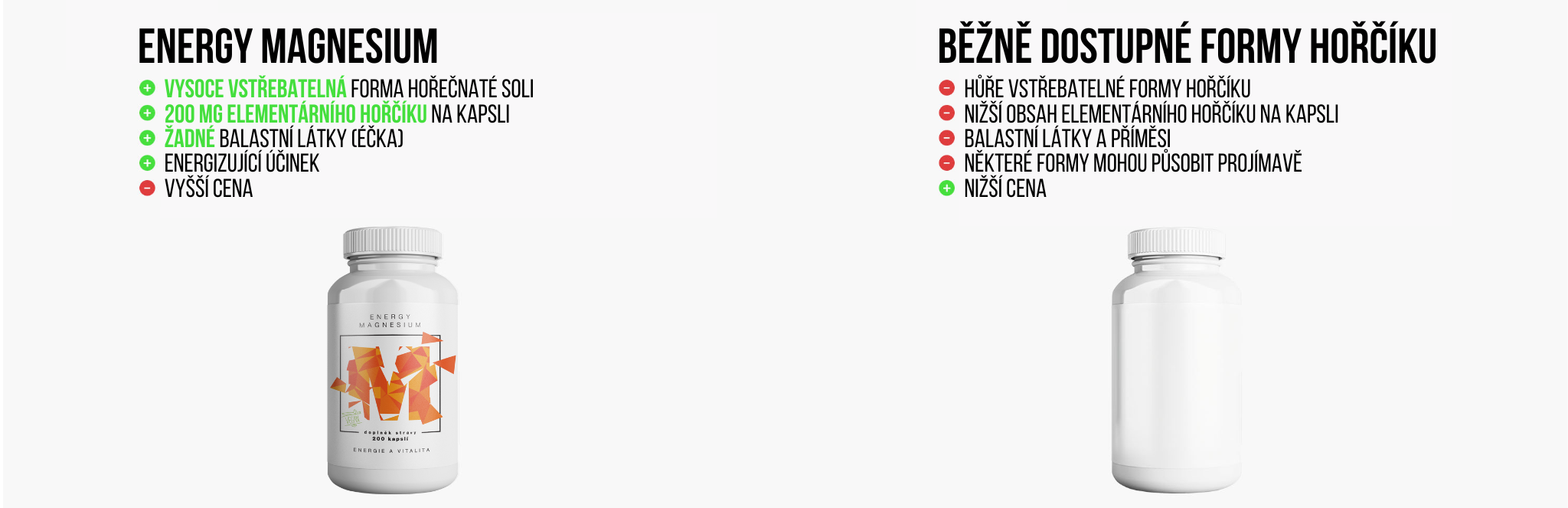 Vysoce vstřebatelná forma hořečnaté soli