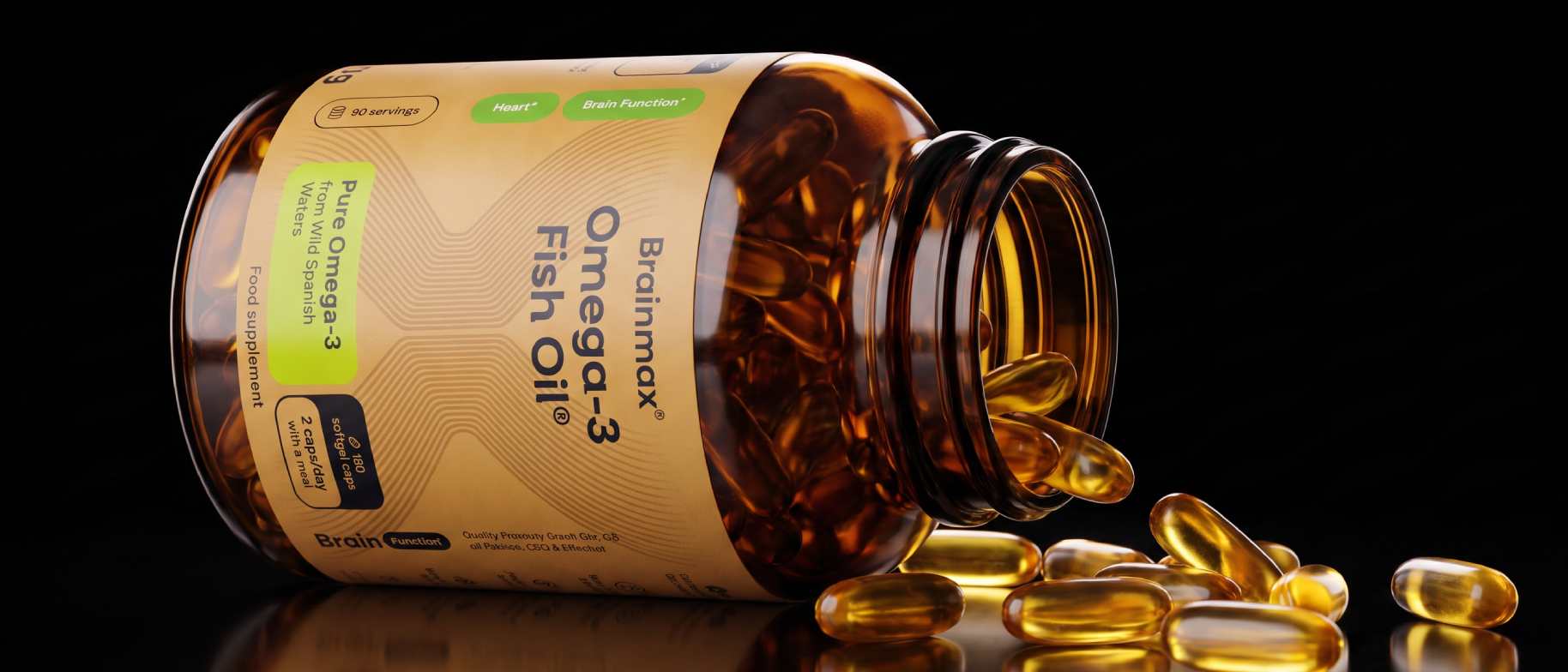 Doplnky stravy na mozog a myslenie omega-3