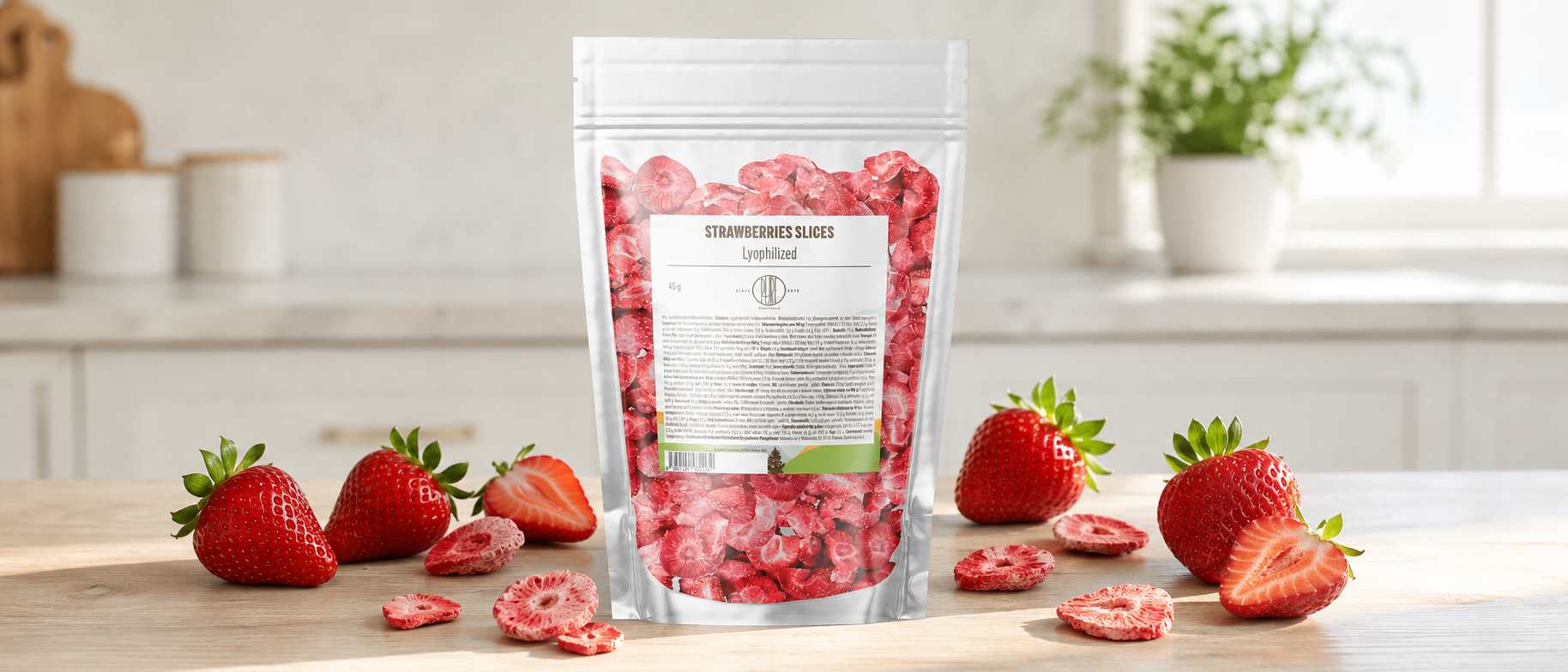 BrainMax Pure® Lyophilized Strawberry Slices