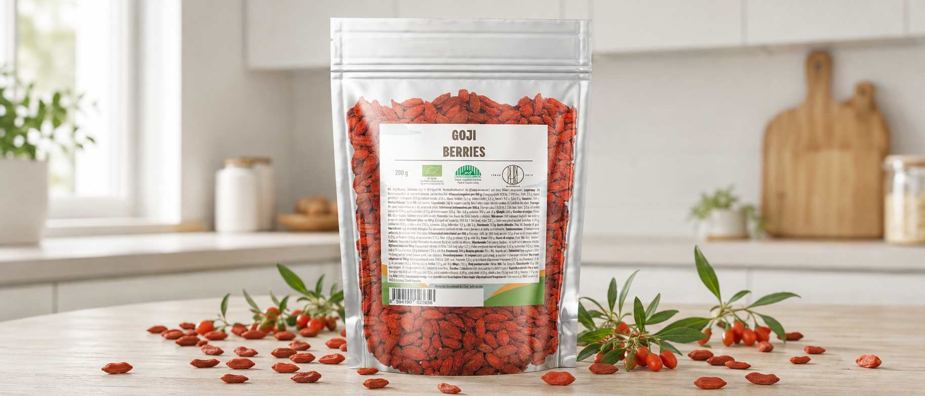 su&scaron;en&eacute; goji bobule ovoce
