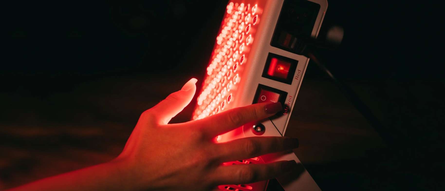 led panel pro terapii červeným světlem proti podzimní náladě