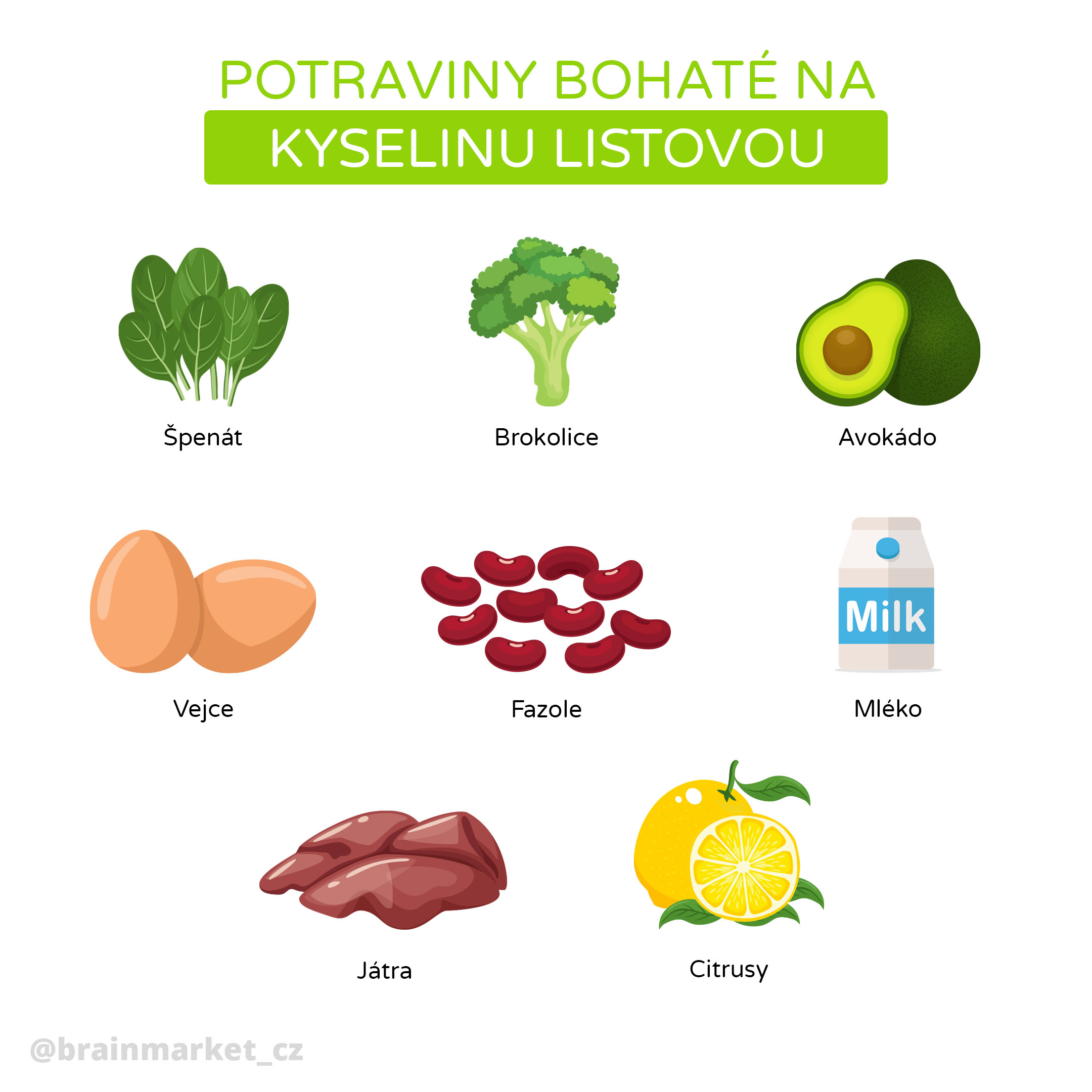 potraviny_bohate_na_kyselinu_listovou_infografika_brainmarket_CZ