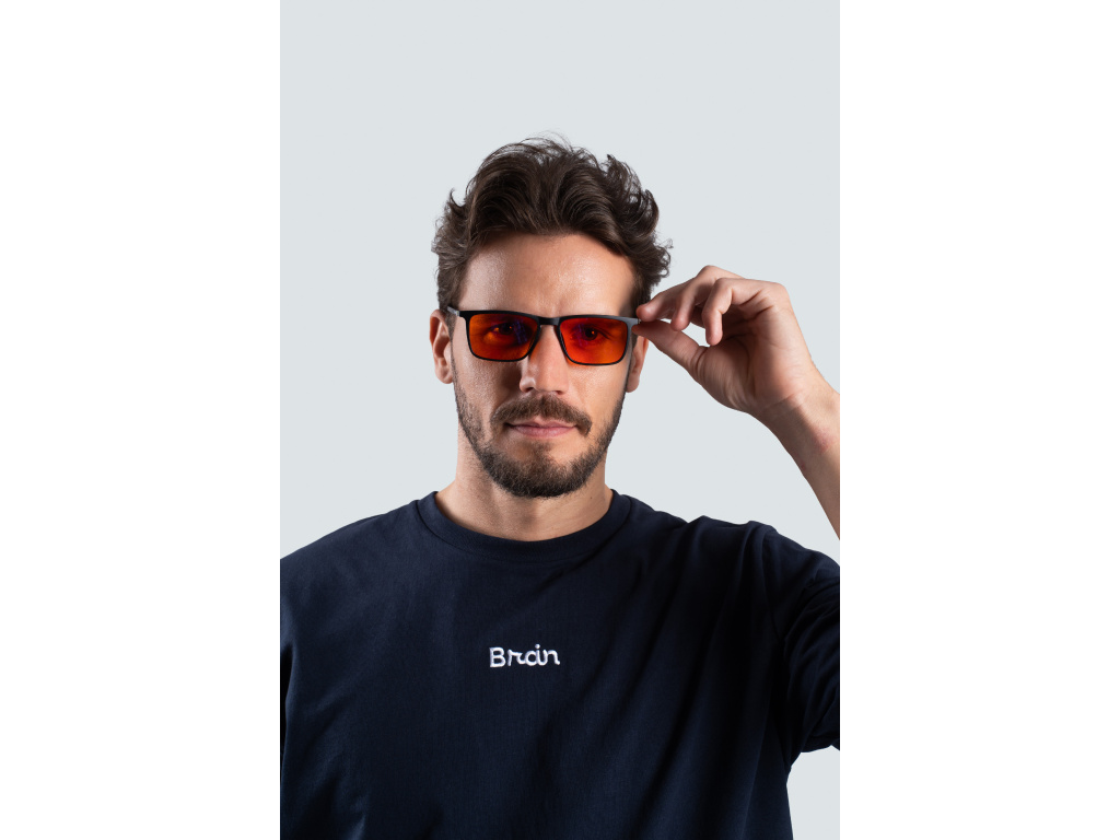 BrainMax BrainMarket brýle blokující 100% modrého světla, Stark - černé Obrázek