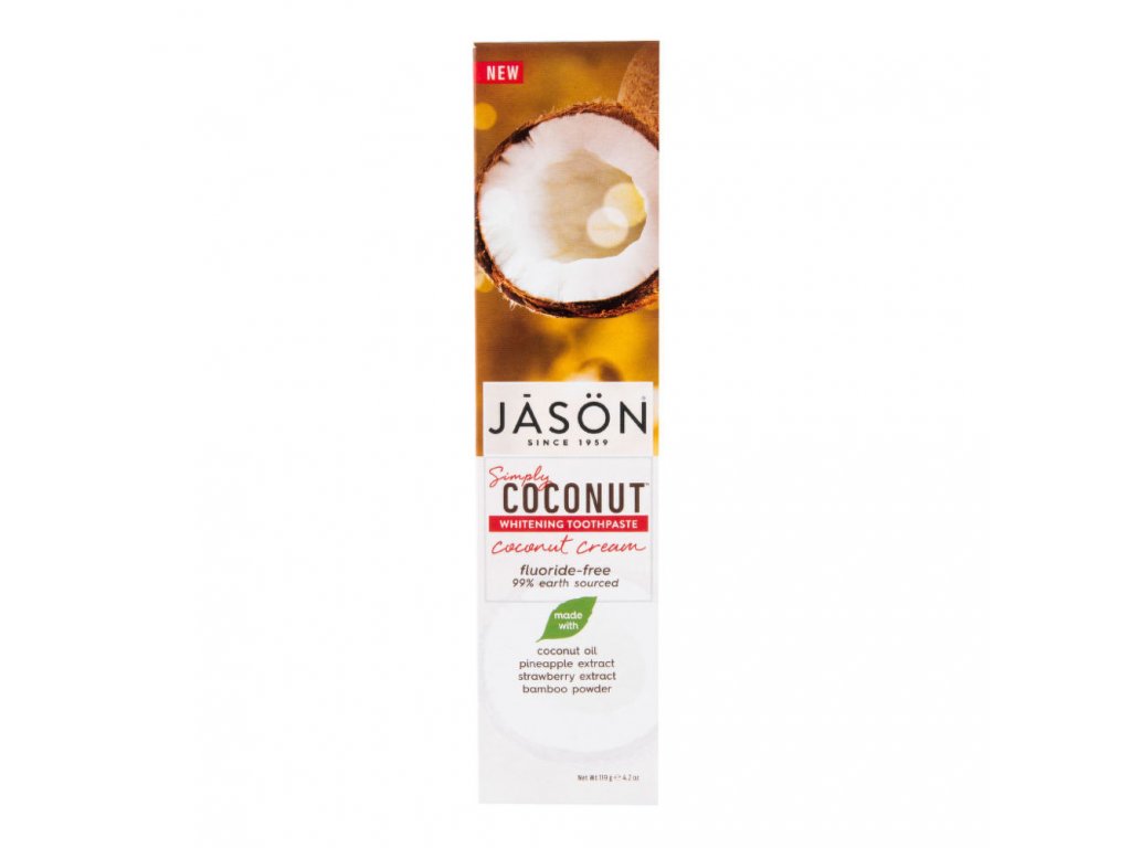 JASON Zubní pasta simply coconut bělicí 119 g