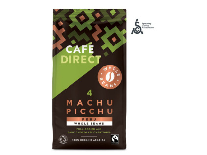 Cafédirect - BIO Machu Picchu SCA 82 zrnková káva, 227g *CZ-BIO-001 certifikát