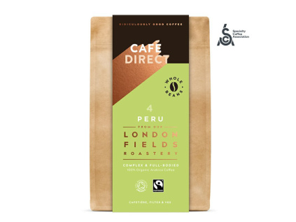 Cafedirect BIO Peru Reserve SCA 82 zrnkova kava 200g