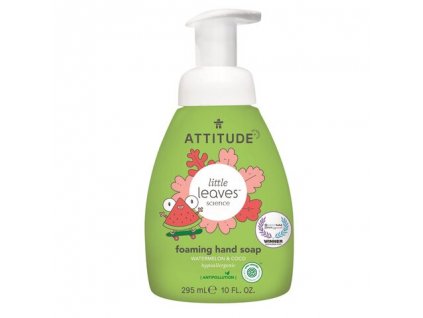 Attitude - Dětské pěnivé mýdlo na ruce - Little leaves s vůní melounu a kokosu, 295ml