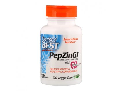 Doctors best PepZin Zinc Carnosine Complex 120 kapsli front