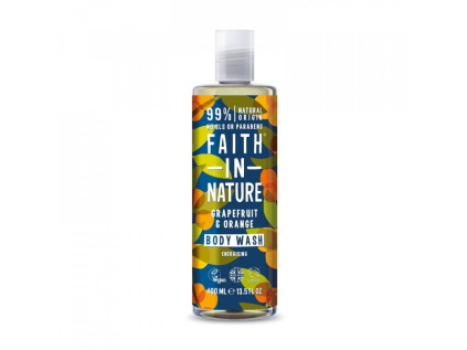 Faith in Nature - Sprchový gel Grapefruit & Pomeranč, 400ml