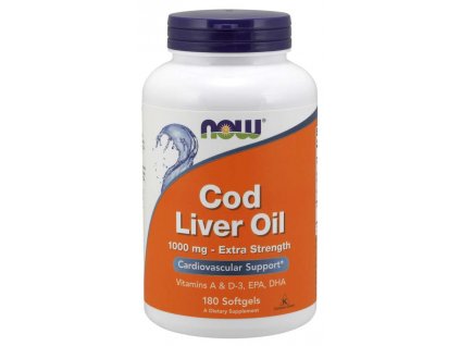 Cod liver oil, 180 caps