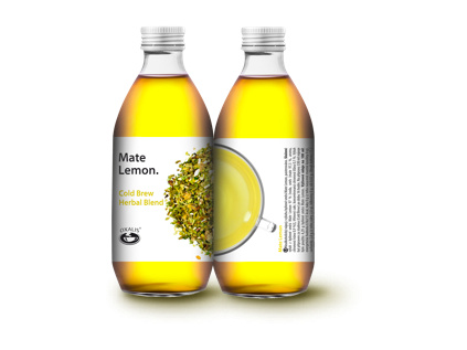 Oxalis Mate Lemon - Cold Brew Herbal Blend, 330 ml