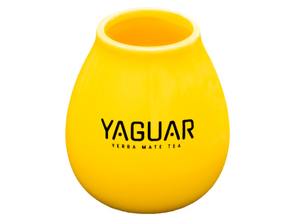 eng pl Tykwa Ceramiczna zolta z logo Yaguar 5895 2