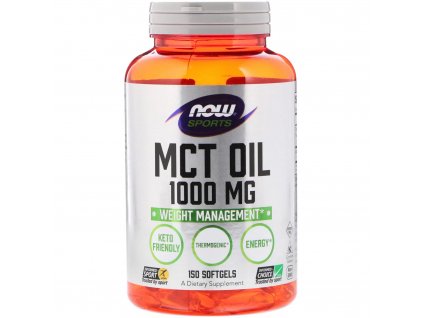 Now Foods MCT oil 1000 mg 150 softgels front