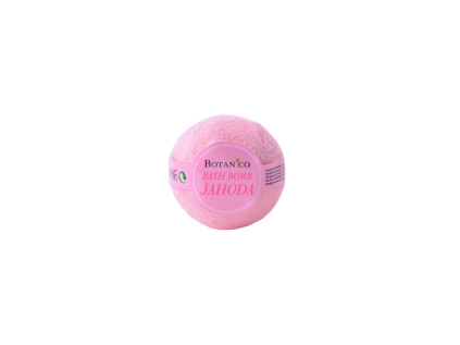 BOTANICO - bath bombs (šumivá koupelová koule), 50g - jahoda