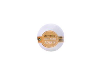 BOTANICO - bath bombs (šumivá koupelová koule), 50g - kokos