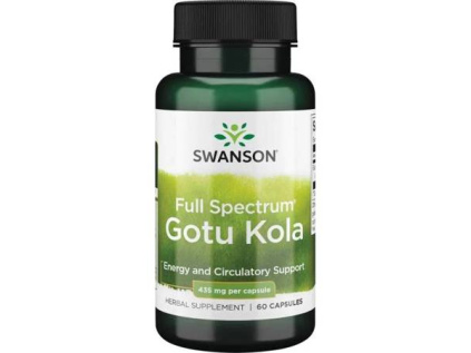 Swanson Gotu Kola, 435 mg, 60 kapslí  Doplněk stravy