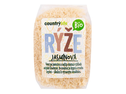 CountryLife - Rýže jasmínová BIO, 500g *CZ-BIO-001 certifikát