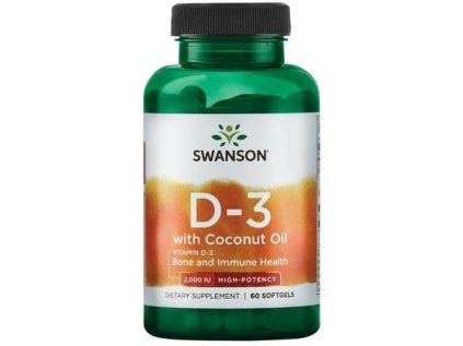 Vitamin D 3 with coconut oil