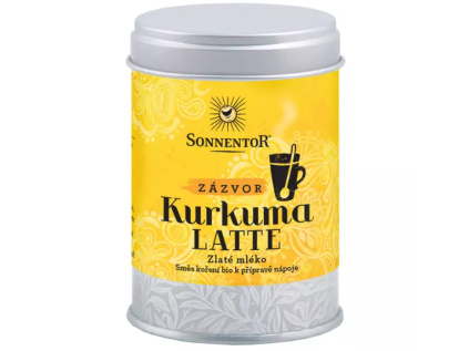 Sonnentor Kurkuma Latte - zázvor BIO, 60 g dóza *CZ-BIO-001 certifikát