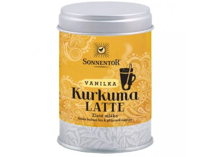 Sonnentor Kurkuma Latte - vanilka BIO, 60 g dóza  *CZ-BIO-001 certifikát