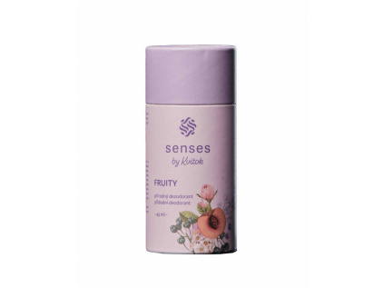 Kvitok Tuhý Deodorant SENSES - Fruity, 42ml